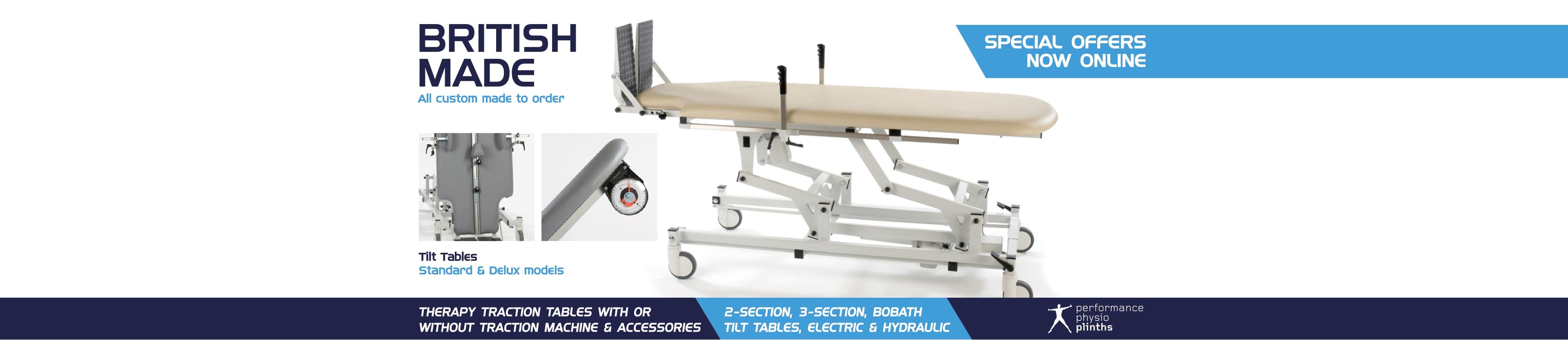 physiotherapy plinths and treatment couches