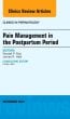 Pain Management in the Postpartum Period, An Issue of Clinics in Perinatology