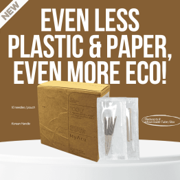 MyAcu® NCK Type, Acupuncture Needles, 8 Moxa Guide Tube, Bulk 1000 Needle Per Box