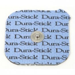 Dura-Stick Plus Double Snap Cloth Electrodes 5cm Square