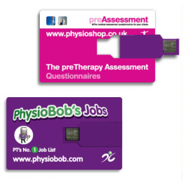 Clinical Assessment Form Collection on credit card sized USB stick