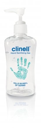 Clinell Hand Sanitising Alcohol Gel 500ml Bottle