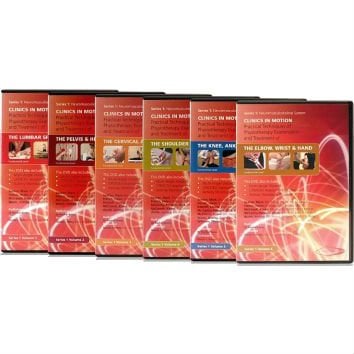 6 DVD Collection - Practical Techniques of Physiotherapy Examination and Treatment by Clinics in Motion