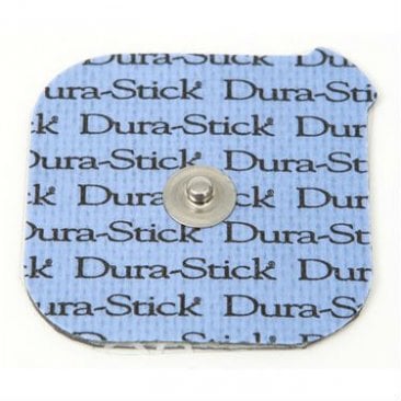 Dura-Stick Plus Double Snap Cloth Electrodes 5cm Square