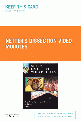 Netter's Dissection Video Modules (Retail Access Card)