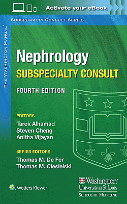 Washington Manual Nephrology Subspecialty Consult. Edition Fourth