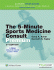 5-Minute Sports Medicine Consult PREMIUM. Edition Third