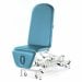 Model ST3556 3-Section Drop-End Therapy Couch